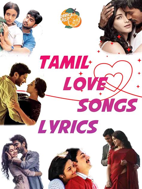 tamil romantic song lyrics|love feeling songs lyrics tamil.